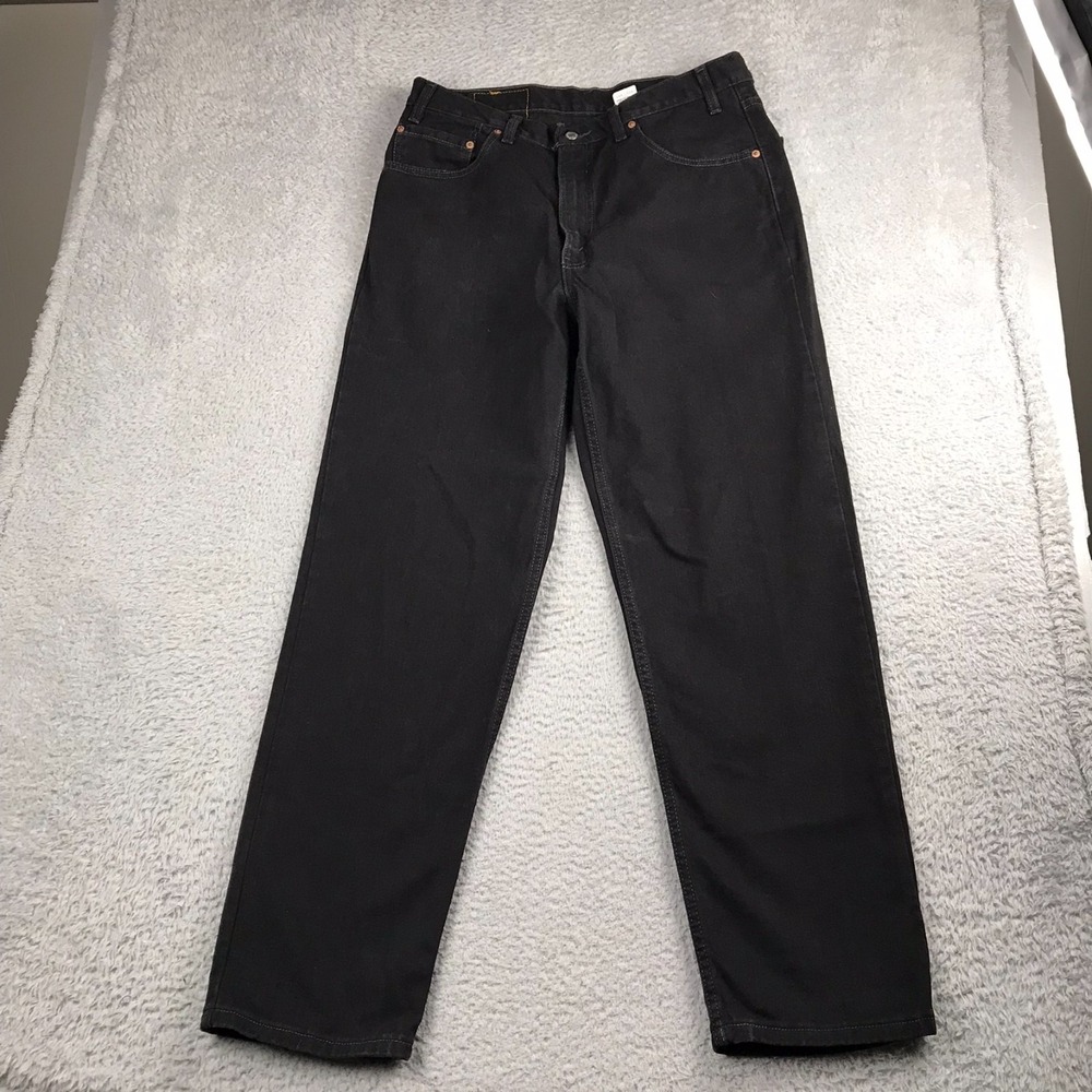 Levis 550 Jeans Mens 36‎ (36x31) Black Relaxed Fit Tapered Vtg Y2K Canada Made